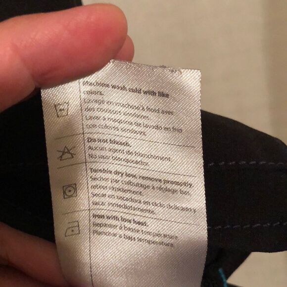 carhartt M Force Stretch Black Blue Scrub Top - Picture 14 of 15